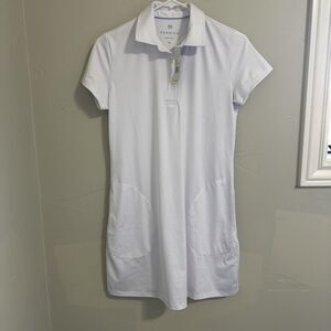 Renwick NWT White Golf Dress Women’s Size XS Pockets Performance Polo